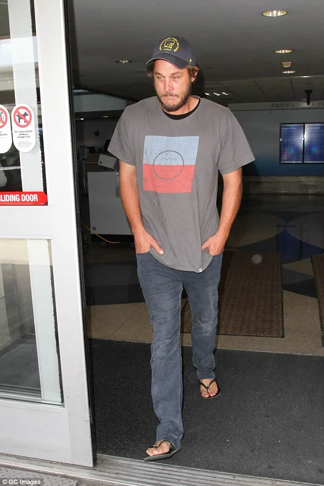 Vikings Star Travis Fimmel Spotted Looking Bleary-Eyed at LAX