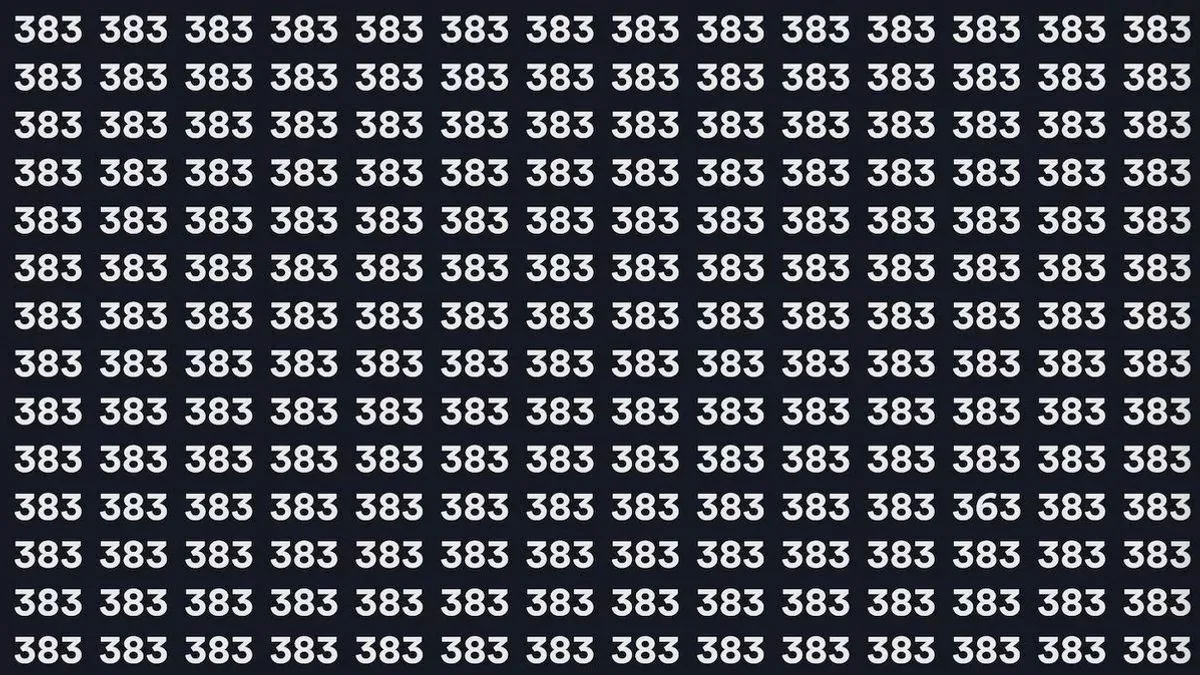High IQ Challenge: Spot the Odd Number in 30 Seconds