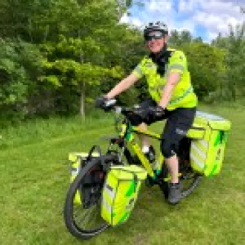 Volunteer Cyclist Saves Lives at Major UK Events for 11 Years