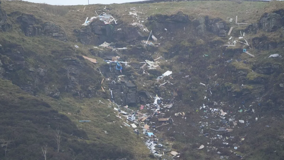 Volunteers Clear 'River of Rubbish' from Welsh Mountain