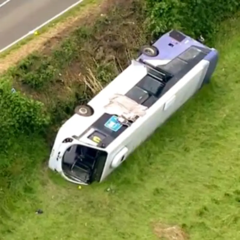 Wales Bus Crash: Six Hospitalised, 13 Treated at Scene in Kidwelly
