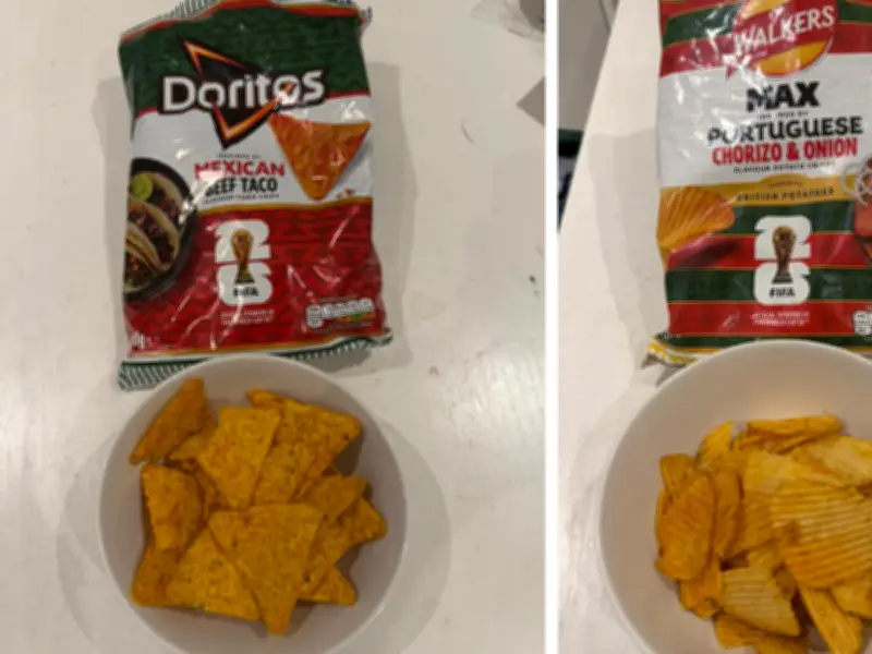 Walkers World Cup Crisps Taste Test: Mexican Beef Taco Wins