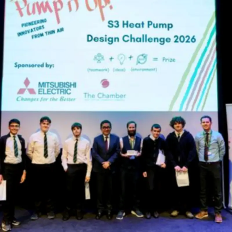 West Lothian School Wins Mitsubishi Electric Heat Pump Challenge