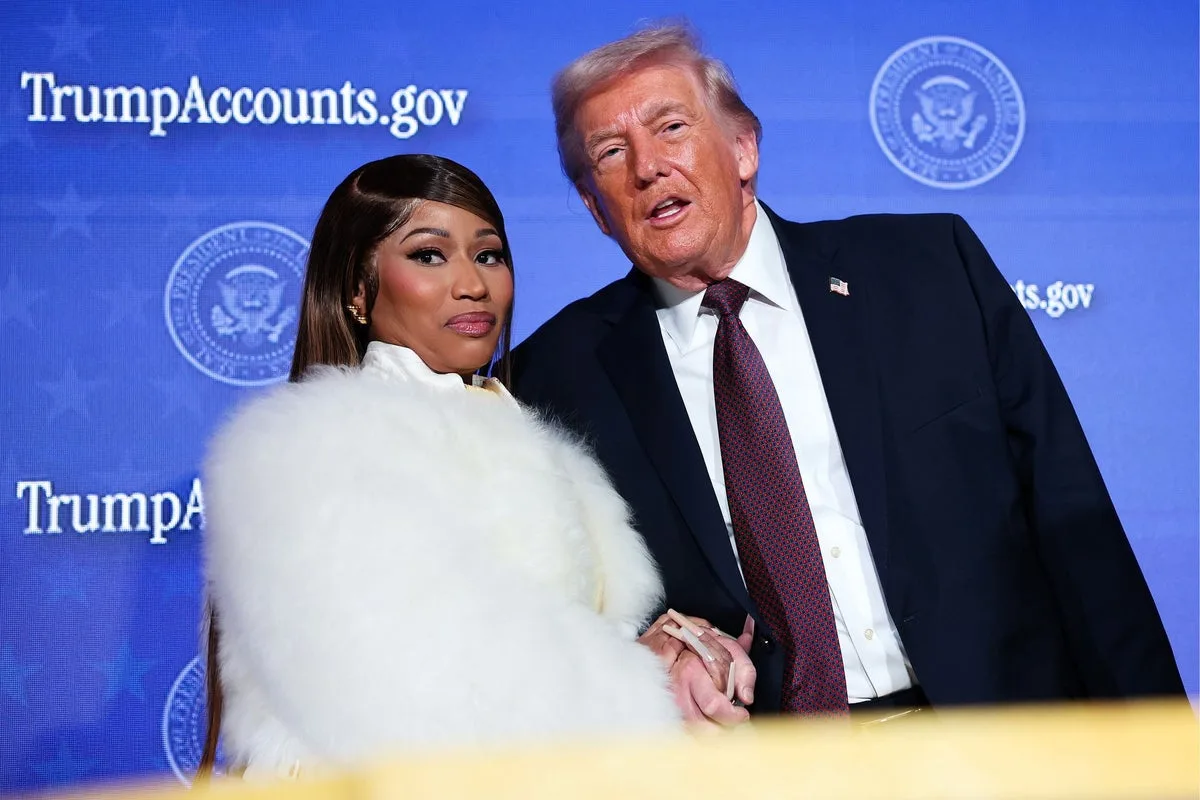 White House says Nicki Minaj's Trump gold card is just a 'memento'