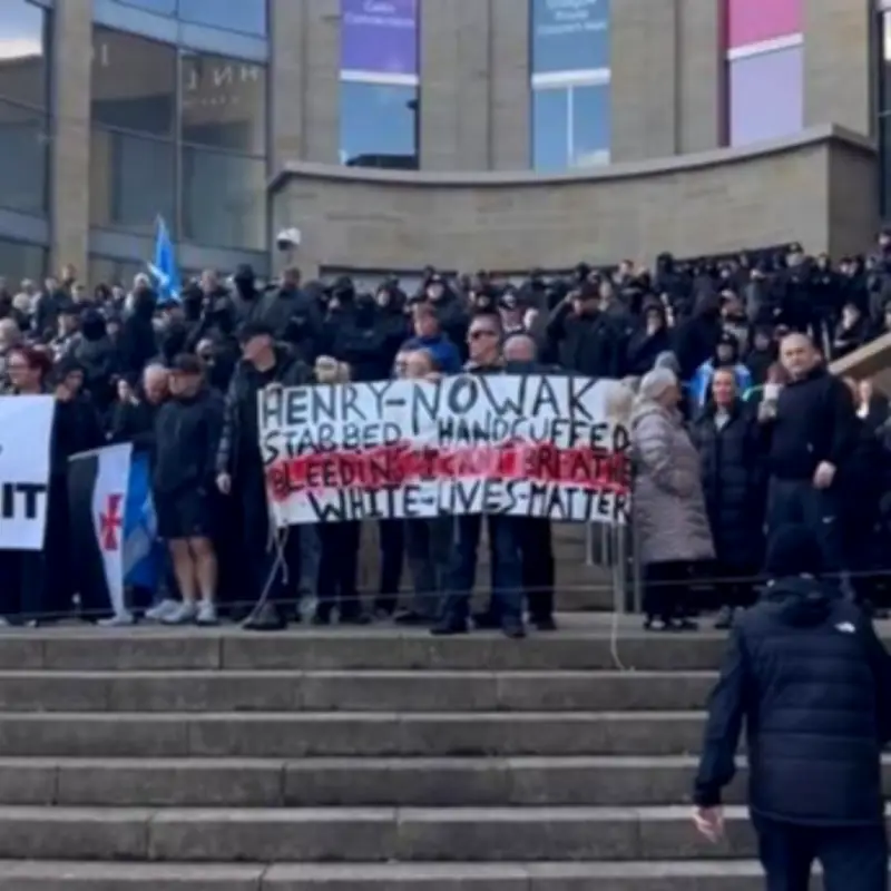 White Lives Matter Protest in Glasgow Sparks Backlash and Police Response
