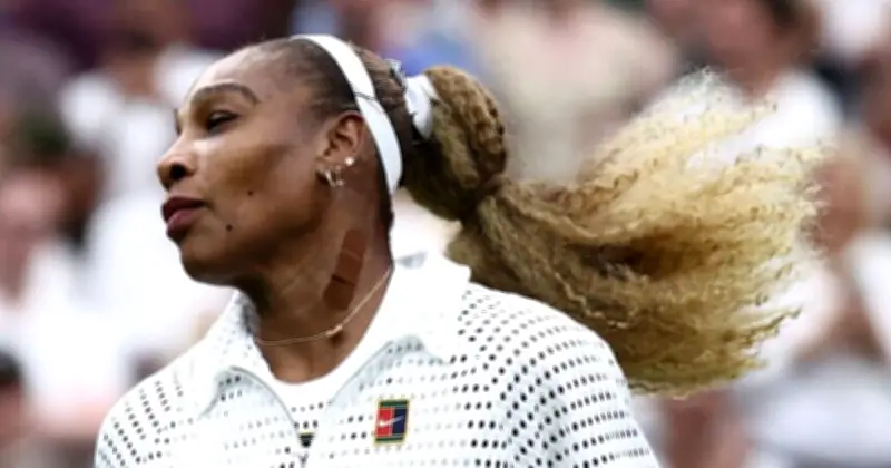 Why Serena Williams Wears Tape on Face and Neck at Wimbledon 2026