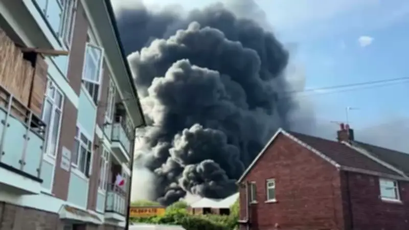 Widnes Fire: Major Incident Declared After Multiple Explosions at Recycling Plant