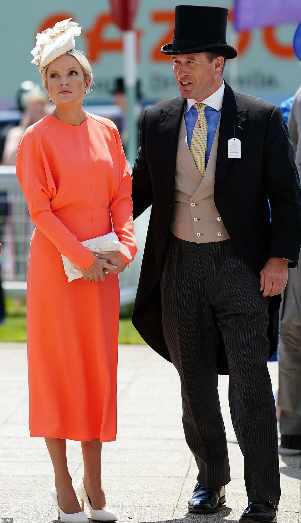 Peter Phillips Makes Public Debut with Girlfriend Lindsay Wallace at Epsom Derby