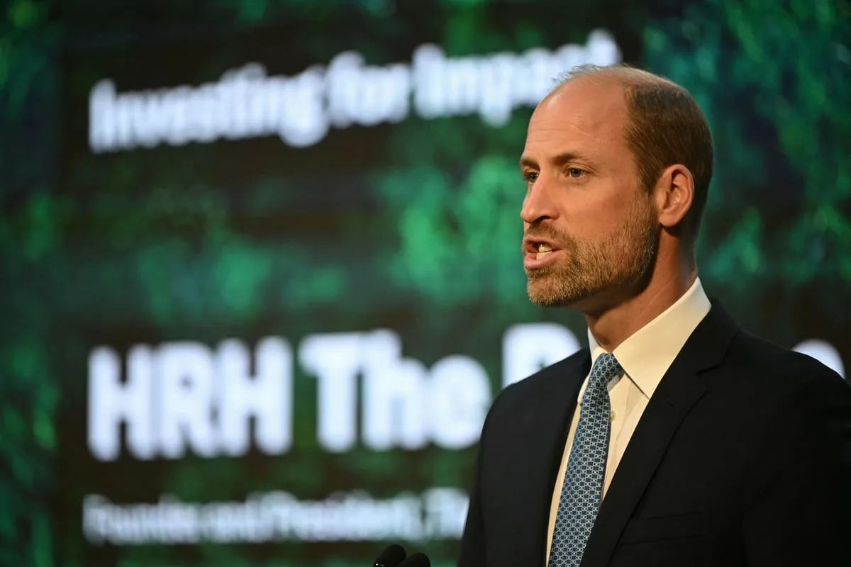 Prince William Calls on Investors to Back Environmental Solutions