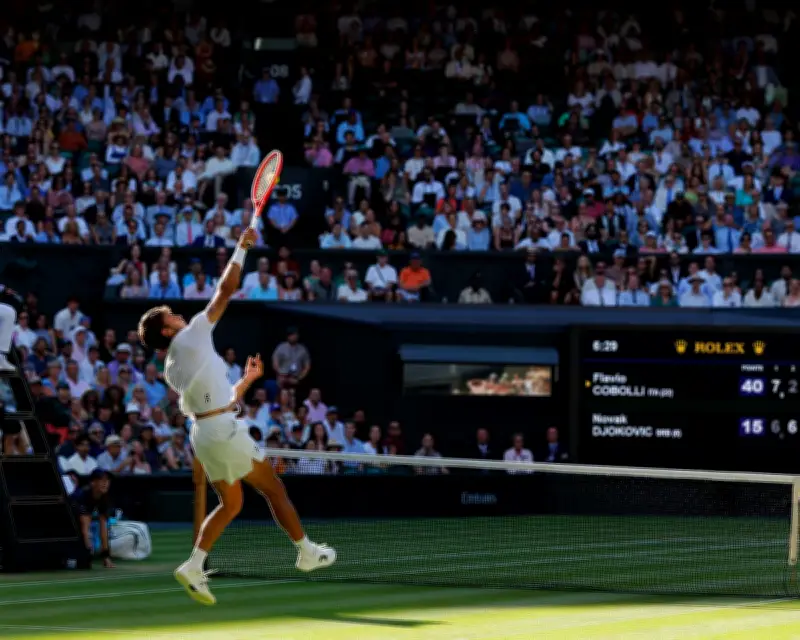 Wimbledon's Big Hitters Fear the Overhead Smash, Even Djokovic