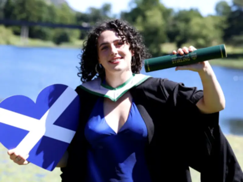 Wishaw Rugby Star Holland Brogan Graduates from University of Stirling