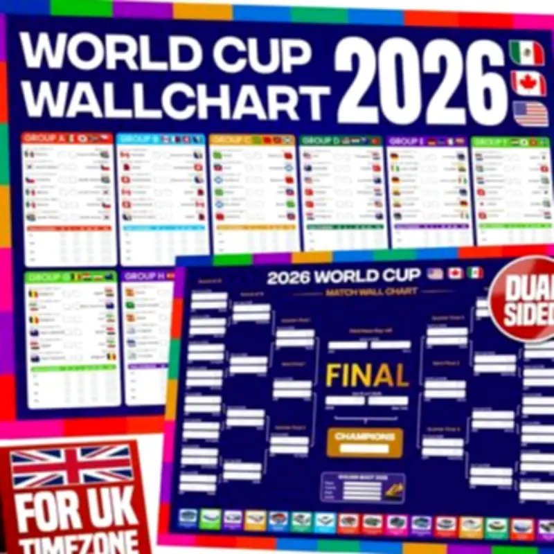 World Cup 2026 Wallchart: Fixtures and UK Kick-Off Times Without Printing