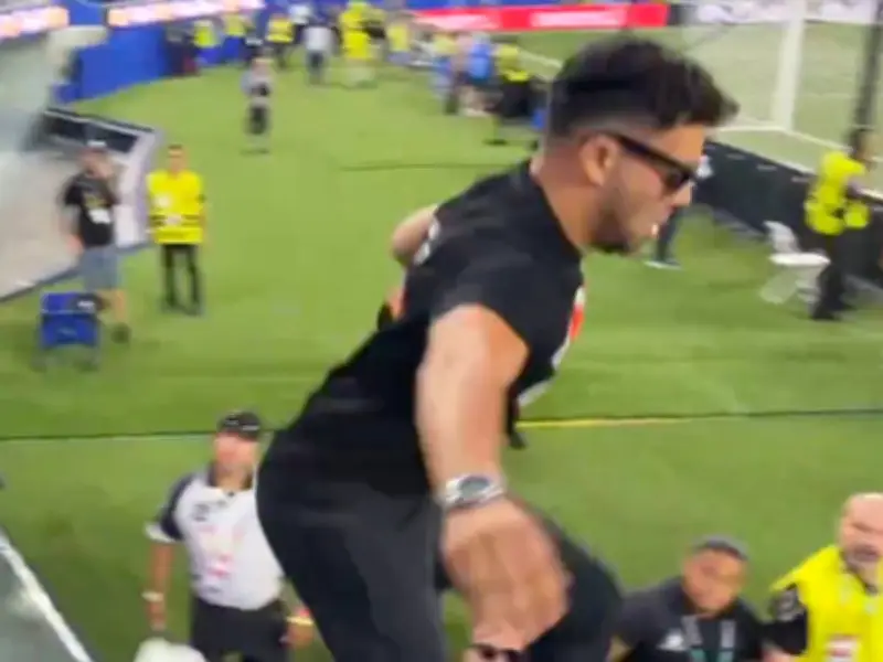 World Cup fan dubbed 'worst pitch invader ever' after failed stunt