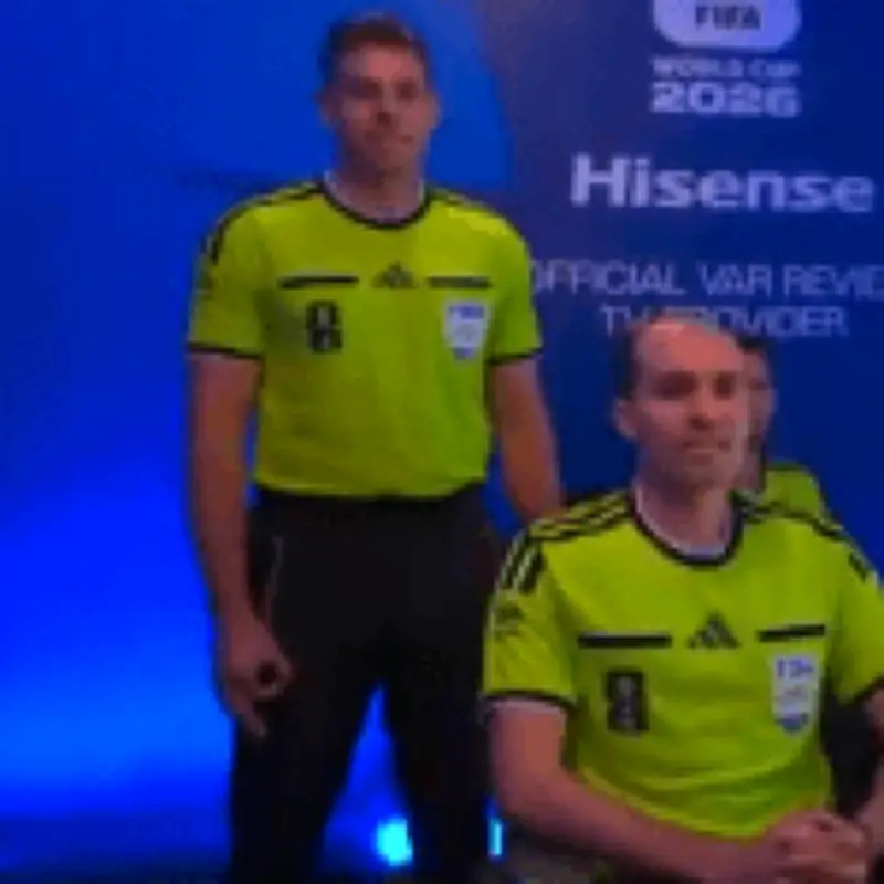 World Cup VAR Official Explains 'White Power' Gesture as Involuntary Twitch