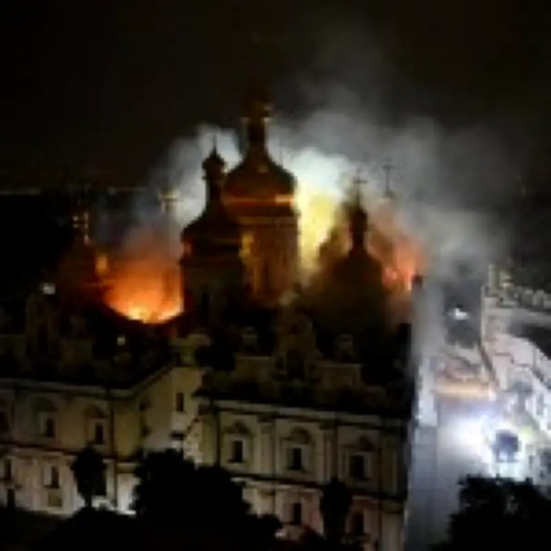 World Heritage Site in Flames After Putin's Overnight Attack Kills Four