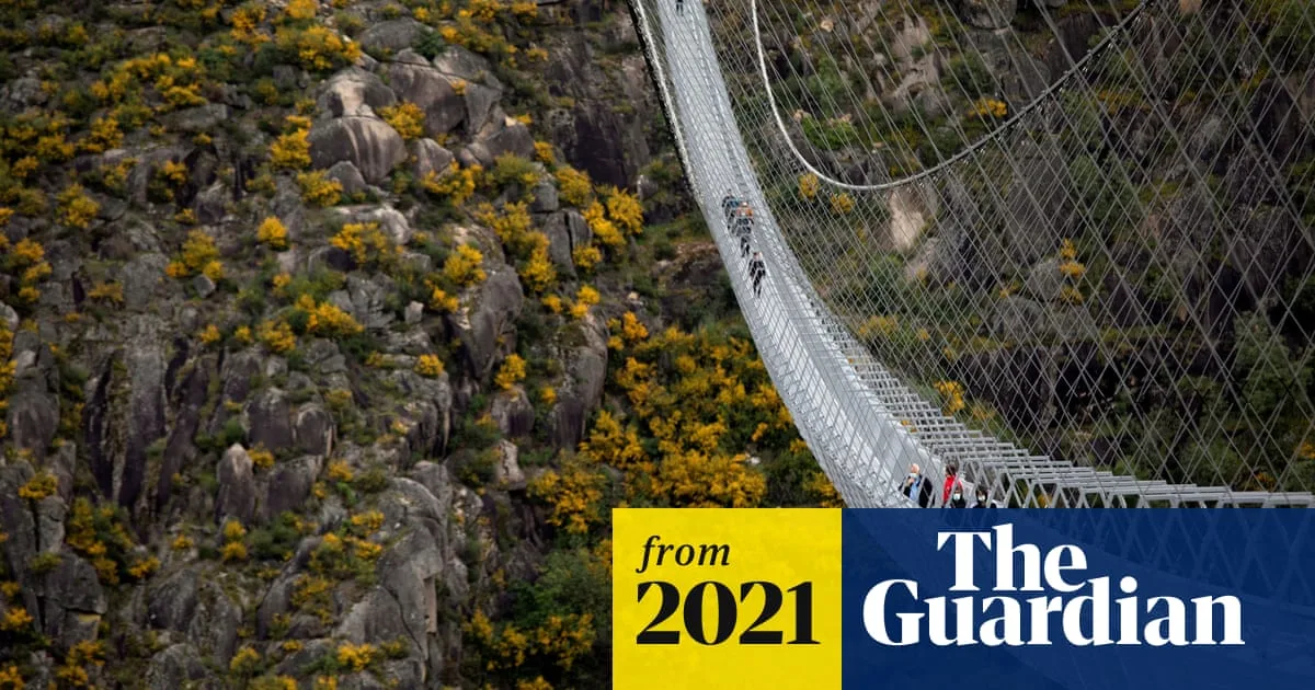 World’s Longest Pedestrian Suspension Bridge Opens in Portugal