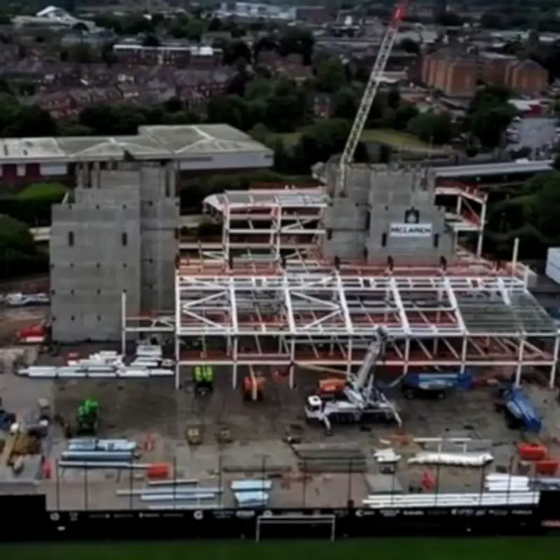 Wrexham's New Kop Stand Takes Shape in Stunning Drone Footage