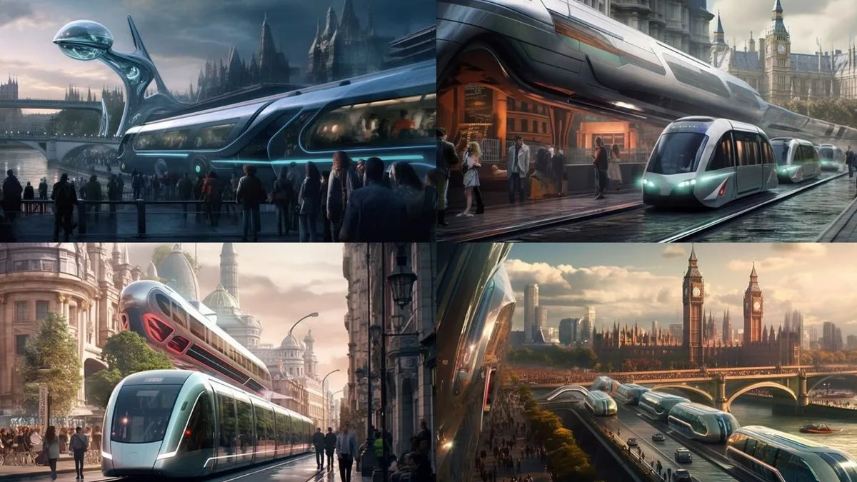 AI Reveals Futuristic Visions of UK Cities in 2050