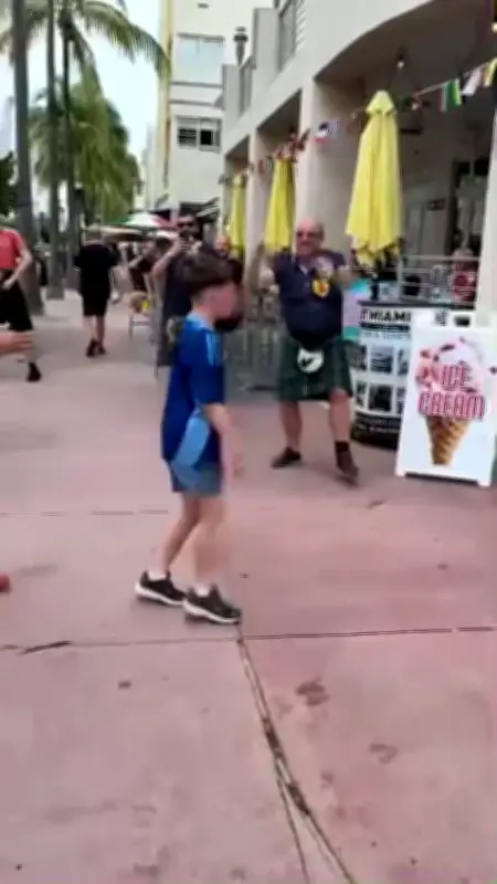 Young Scotland Fan Wows Miami with Moonwalk Before Brazil Match