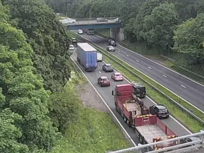 A19 Bus Fire Causes Lane Closure and Traffic Delays in County Durham