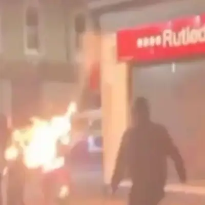 Belfast Rioter Sets Himself on Fire with Petrol Bomb Amid Chaos