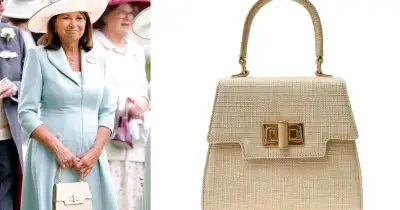 Carole Middleton's Chic Raffia Handbag from Kate's Go-To Label Emmy London