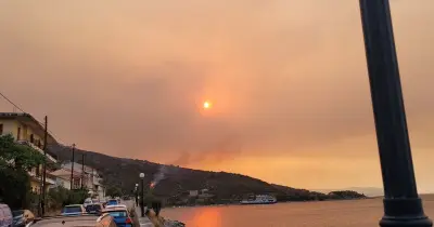 Corfu Wildfire: Brits Fled Villa with 10 Minutes to Spare
