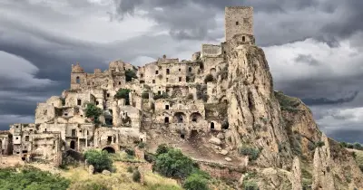Craco: Abandoned Italian Ghost Town on 1,300ft Cliff Once Home to 2,500