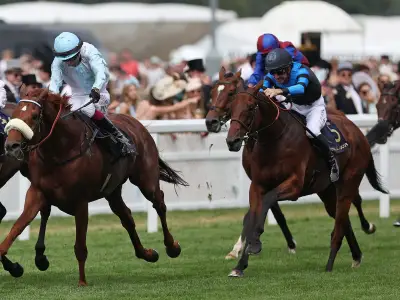 Jockey Soumillon Loses Stirrups in Royal Ascot Hardwicke Stakes Mishap
