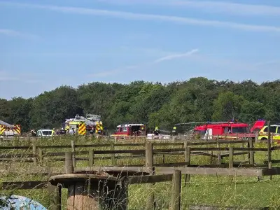 Major Incident Declared at Dunkeswell Airfield in Devon
