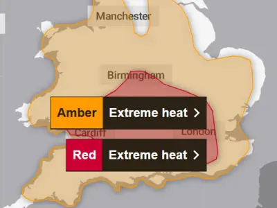 Met Office Red Warning for Extreme Heat: What It Means for Health and Safety