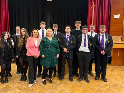 MP Pamela Nash Visits Wishaw High School, Discusses Politics with Students