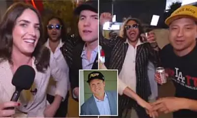 NBC Reporter Stays Calm as Drunk Supporters Hijack Live Interview with Spencer Pratt
