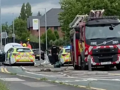 Police Car Crash in Tameside: Driver Unhurt, Emergency Crews Respond