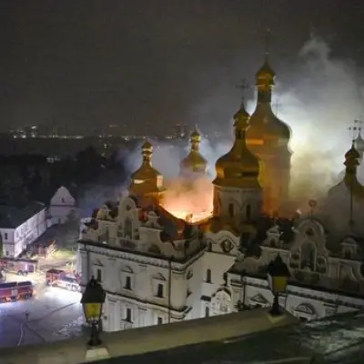 Russia Sets Christian Shrine Ablaze in Deliberate Ukraine Attack Killing Five