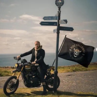 Sam Heughan to Lead 100 Motorcyclists Across Dumfries and Galloway