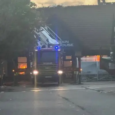 Thurmaston Shopping Centre Roof Collapses in Major Fire