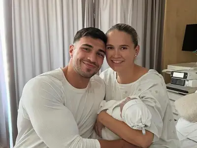 Tommy Fury and Molly-Mae Reveal Baby Name Midas on Fight Shorts