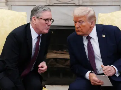 Trump Claims Starmer Will Resign in Final Parting Shot