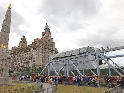World-Famous Paddle Steamer Waverley Departs Liverpool for Llandudno