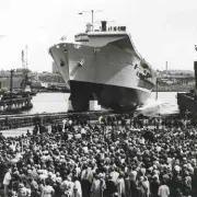 45 Years On: HMS Ark Royal's Launch at Swan Hunter Remembered