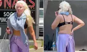 Amanda Bynes Goes Braless in Sheer Top During LA Outing with Boyfriend
