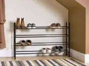 Argos Shoe Rack Now £3.21 with Deal Stack: Holds 20 Pairs