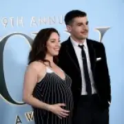 Aubrey Plaza and Christopher Abbott Make Red Carpet Debut at Tony Awards