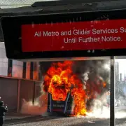 Belfast Bus Set Ablaze Amid Anti-Immigration Protests After Knife Attack