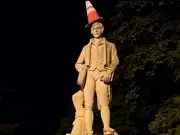 Boston Mayor Adopts Scottish Cone Tradition, Praises Tartan Army