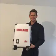 Celebs Back HB London's World Cup Luggage Range for England Travel