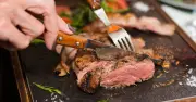 Chef's Secret: Sprinkle Steak from Height for Perfect Results