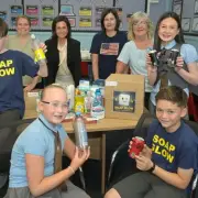 Coatbridge pupils tackle hygiene poverty with social enterprise Soap Glow