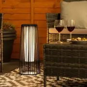 Cordless Rattan Garden Lamp Drops to £8 from £33 with TopCashback Deal
